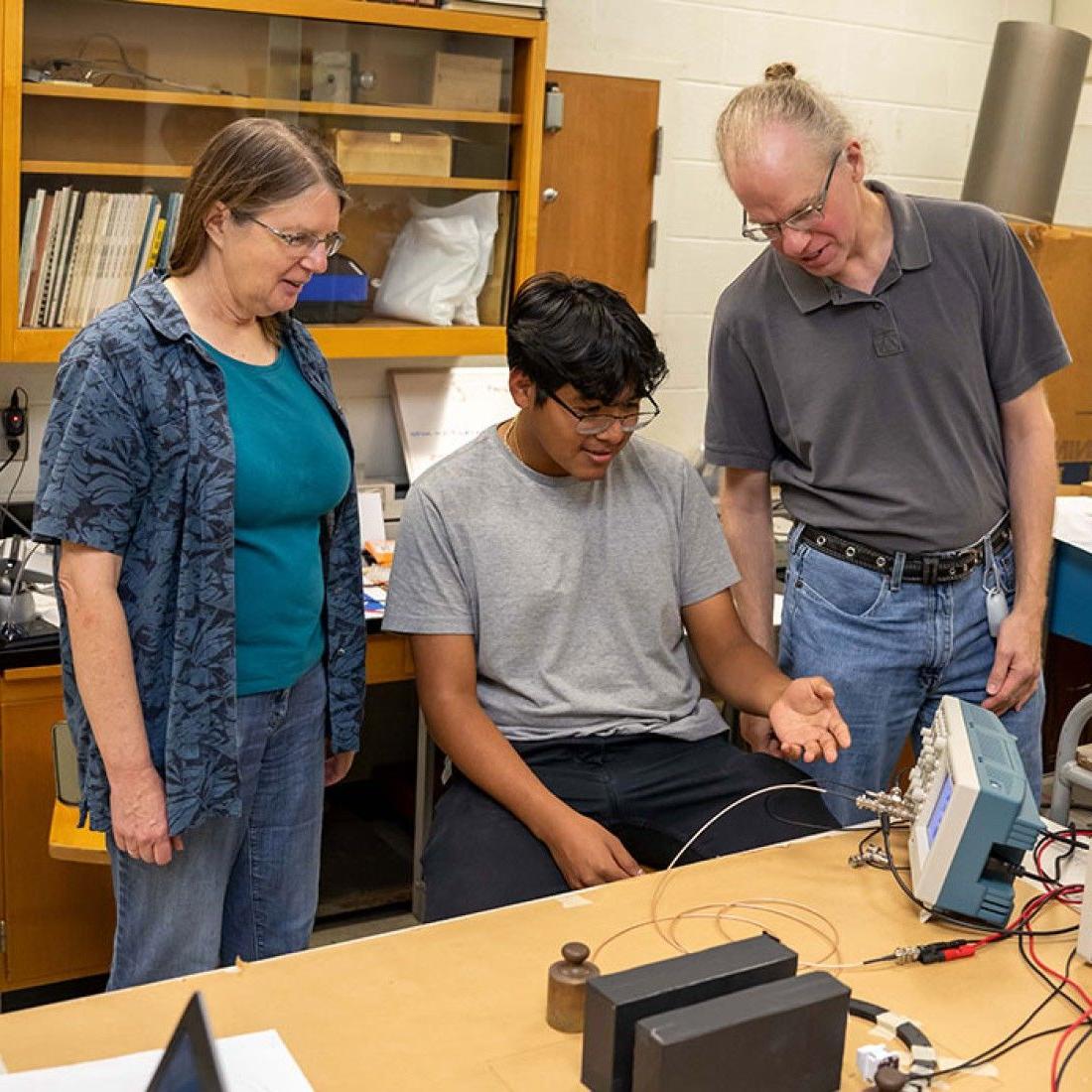 Wittenberg Physics Faculty and Students